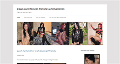 Desktop Screenshot of dawnavril.org
